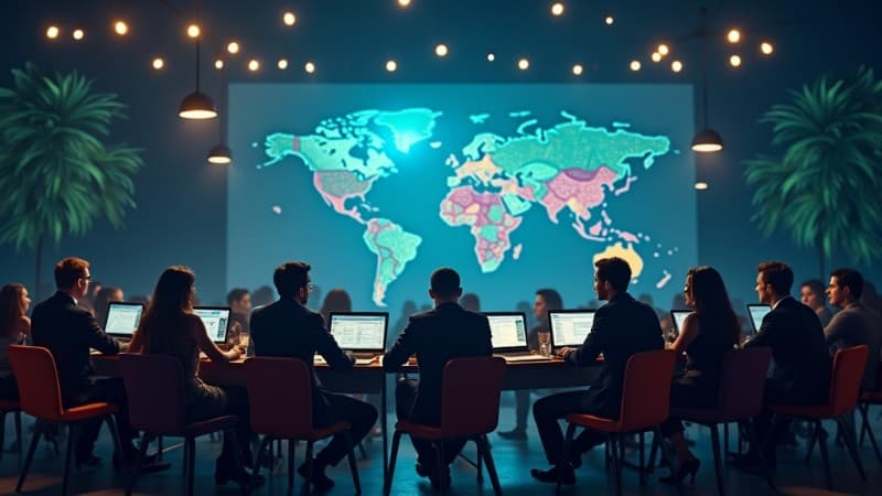 Navigating LATAM's iGaming landscape, Concept art for illustrative purpose, tags: casino affiliate - Monok